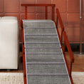 Load image into Gallery viewer, Wooden Dog Ramp, 60" Long Pet Ramp with Non-slip Rug & Removable Guardrails, Brown

