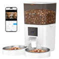 Load image into Gallery viewer, 6L Smart Cat Feeder with HD Camera for 2 Cats Dual-band WiFi & App Timed Feeding
