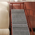 Load image into Gallery viewer, 70.5" Dog Ramp for Bed Couch with Removable Guardrails for Small Medium Large Dogs Brown

