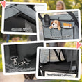 Load image into Gallery viewer, Dog Stroller, 3 Wheels Pet Stroller with Dual Entry, Easy One-Click Quick Fold, Mesh Windows, Washable Cushion, Pet Travel Buggy for Small and Medium Dogs and Cats, Grey
