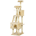 Load image into Gallery viewer, 71Inch Cat Tree, Cat Tower with Scratching Post, Cat Houses, Toys, Beige

