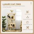 Load image into Gallery viewer, 71Inch Cat Tree, Cat Tower with Scratching Post, Cat Houses, Toys, Beige
