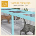 Load image into Gallery viewer, PawHut Outdoor Cat Tunnel with Extendable Design, 59" L Wooden Cat Run with Weather Protection, Connecting Inside and Outside, for Deck Patios, Balconies, White
