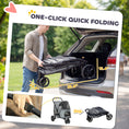 Load image into Gallery viewer, Dog Stroller, 3 Wheels Pet Stroller with Dual Entry, Easy One-Click Quick Fold, Mesh Windows, Washable Cushion, Pet Travel Buggy for Small and Medium Dogs and Cats, Grey
