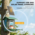 Load image into Gallery viewer, Smart Bird Feeder with Camera, AI Identify 16000+ Birds, 2K HD Live Video, Auto Video Capture, Motion Detection, Instant Arrival Alerts, 3W Solar Powered, Bird Lover Gifts
