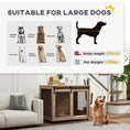 Load image into Gallery viewer, Dog Crate Furniture, Dog Cage End Table with Sliding Door, Pet Kennel for Large Breeds, 98 x 60 x 78cm, Walnut Brown
