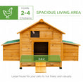 Load image into Gallery viewer, Wooden Chicken Coop, Poultry Cage with Nesting Boxes, Tray, Hen House for 2-4 Chickens, Yellow
