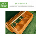 Load image into Gallery viewer, Wooden Chicken Coop, Poultry Cage with Nesting Boxes, Tray, Hen House for 2-4 Chickens, Yellow
