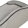 Load image into Gallery viewer, Dog Sofa for XS and S Size Dogs, Pet Chair Bed with Soft Cushion, Cat Sofa  Couch with Washable Cover, Wooden Frame, 66.5 x 45 x 35.5 cm, Grey
