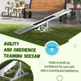 Load image into Gallery viewer, Wooden Pet Seesaw for Big Dogs, Agility Training Equipment for Dogs with Anti-Slip surface, 180 x 30 x 30cm - White
