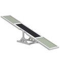 Load image into Gallery viewer, Wooden Pet Seesaw for Big Dogs, Agility Training Equipment for Dogs with Anti-Slip surface, 180 x 30 x 30cm - White
