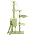 Load image into Gallery viewer, Cat Tree, 53" Cat Tower for Indoor Kittens with Sisal Scratching Posts, Plush Perches, Condo, Hammock, Ladder, Dangling Toys, Multi-Level Kitty Activity Centre, Green
