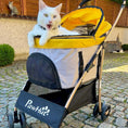 Load image into Gallery viewer, 3 in 1 Pet Pushchair Detachable Design with Universal Wheels for Small Dogs Cats Yellow
