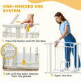 Load image into Gallery viewer, Dog Gate, 30" Extra Tall Pet Gate with Cat Door, Includes 2.8" and 5.5" Extension Kits, Pressure Mounted Stair Gate for Doorways, Hallways, Stairways, 30"-41" Width
