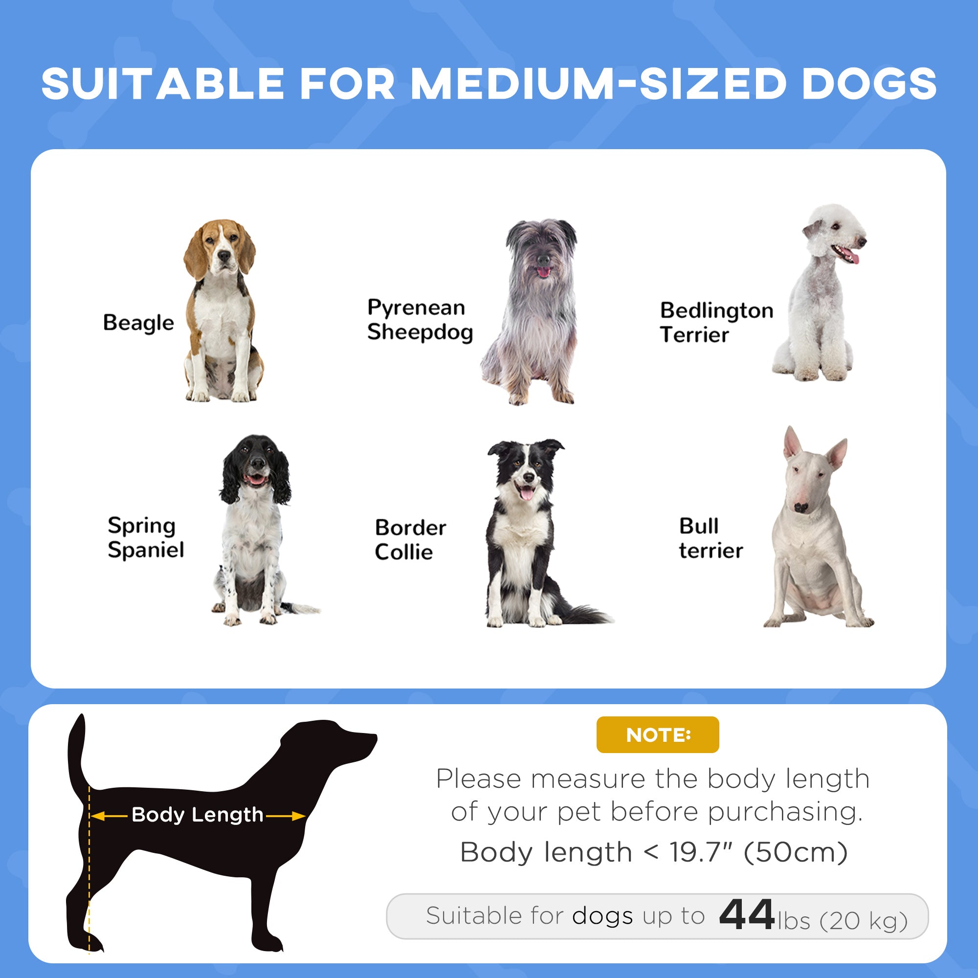 Elevated Dog Bed with Canopy, Portable Raised Dog Cot for M Sized Dogs, Indoor & Outdoor, 30" x 24" x 29", Dark Blue