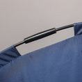Load image into Gallery viewer, Elevated Dog Bed with Canopy, Portable Raised Dog Cot for M Sized Dogs, Indoor & Outdoor, 30" x 24" x 29", Dark Blue
