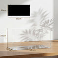 Load image into Gallery viewer, 51L Fish Tank, Glass Aquarium, Small Fish Tank with Protective Base Mat, for Shrimps, Turtles, Transparent, 60 x 30 x 30 cm
