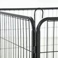 Load image into Gallery viewer, Dog Playpen, Wide 31.5"W Heavy-Duty Metal Puppy Play Pen, Pet Exercise Fences for Outside and Indoor, DIY Design with Door for Small Dogs, 12 Panels, 23.5"H
