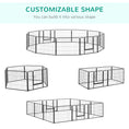 Load image into Gallery viewer, Dog Pen 12 Panels Puppy Pen Heavy Duty Pet Playpen for Indoor Outdoor for Dogs, Rabbits, Ducks 60cm High
