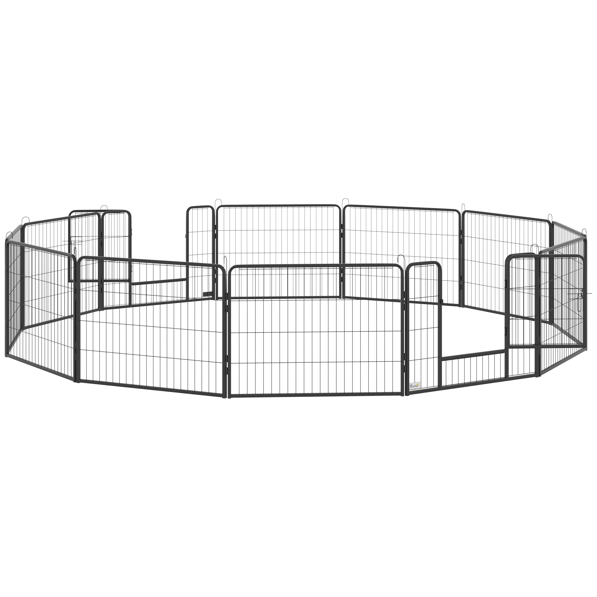 Dog Pen 12 Panels Puppy Pen Heavy Duty Pet Playpen for Indoor Outdoor for Dogs, Rabbits, Ducks 60cm High