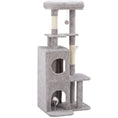 Load image into Gallery viewer, 52" Cat Tree, Multi-Level Large Cat Tower House with 2-Tier Condo, Bed, Sisal Scratching Posts and Teaser Toys for Indoor Kittens Activity Center, Light Grey

