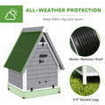 Load image into Gallery viewer, Chicken Coop for 2 Hens, Outdoor Wooden Chicken House with Removable Nesting Box & Roosting Bar, Tray, Ramp, Poultry Cage Rabbit Hutch, 31" x 29" x 43", Grey
