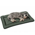 Load image into Gallery viewer, Waterproof Dog Bed, Foldable Pet Bed with Anti-Slip Bottom, Oxford Fabric, Machine Washable, Scratch Resistant Outdoor for Small Dogs and Cats, 90L x 60W x 5H cm, Green
