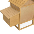 Load image into Gallery viewer, 59" Petite Chicken Coop Outdoor Poultry Enclosure with 2 Doors, Nesting Box, Natural
