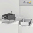 Load image into Gallery viewer, Stainless Steel Cat Litter Box, XL Kitty Litter Box for Big and Multiple Cats with High Wall Side, Scoop, Anti-Leakage, Easy Cleaning & Odor Free, Dark Grey
