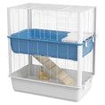 Load image into Gallery viewer, Large Hamster Cage with Accessories, Rat Cage Gerbil Habitat with Detachable Bottom, Ramps, Platform, Food Bowl, Water Bottle, 31" x 18" x 35"
