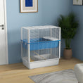 Load image into Gallery viewer, Large Hamster Cage with Accessories, Rat Cage Gerbil Habitat with Detachable Bottom, Ramps, Platform, Food Bowl, Water Bottle, 31" x 18" x 35"
