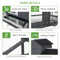 Load image into Gallery viewer, 84" Chicken Coop Wooden Hen House Rabbit Hutch Poultry Cage Pen Outdoor Backyard with Nesting Box and Run, Grey
