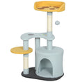 Load image into Gallery viewer, Cat Tree, 31.5 inch Cat Tower for Indoor Cats with Plush Perch, Gamepad Shaped Platform, Condo, Sisal Scratching Post and Toy Ball, Blue
