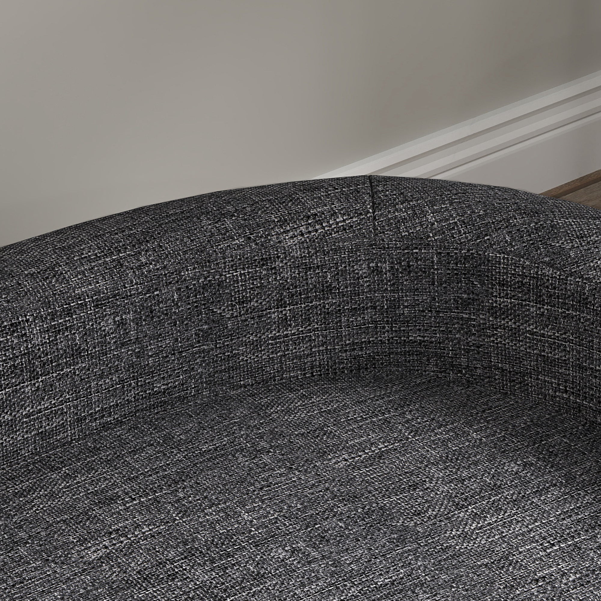 Dog Sofa, Dog Couch Bed for Large Dogs, Elevated Pet Cat Sofa Bed with Removable Washable Cover, Anti-slip Foot Pads, Dark Grey