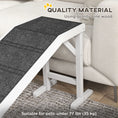 Load image into Gallery viewer, Dog Ramp for Bed, Pet Ramp for Dogs with Non-Slip Carpet and Top Platform, White & Grey
