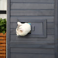 Load image into Gallery viewer, Large Catio Outdoor Cat Enclosure Weatherproof Cat House with Cat Condo, Indoor Wooden Cat Cage Pet Kennel, 77"L x 37"W x 69"H, Grey
