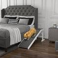 Load image into Gallery viewer, Pet Ramp Bed Steps for Dogs Cats Non-slip Carpet Top Platform Pine Wood 59"L x 16"W x 20"H White
