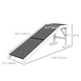 Load image into Gallery viewer, Pet Ramp Bed Steps for Dogs Cats Non-slip Carpet Top Platform Pine Wood 59"L x 16"W x 20"H White
