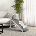 Load image into Gallery viewer, Pet Ramp Bed Steps for Dogs Cats Non-slip Carpet Top Platform Pine Wood 59"L x 16"W x 20"H White
