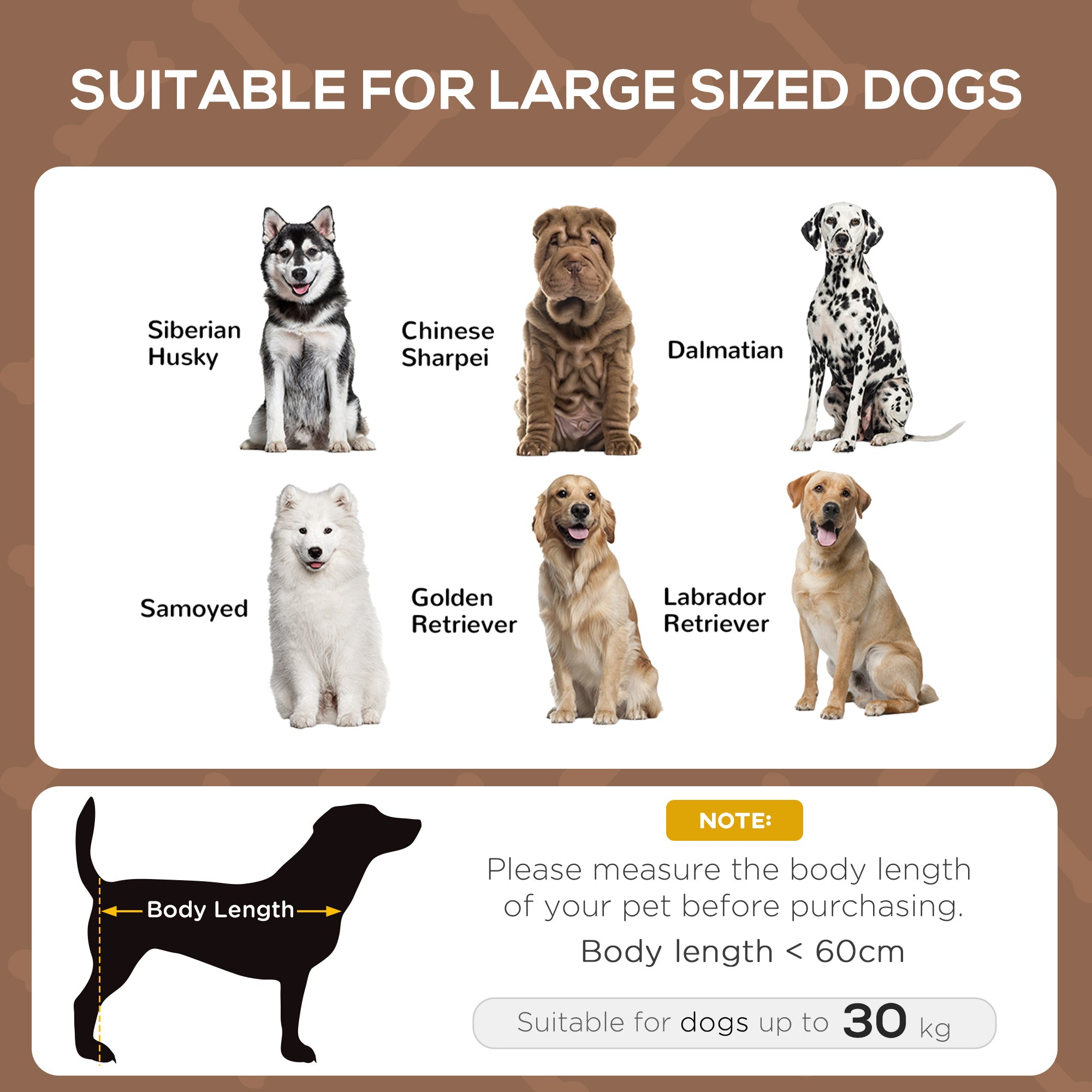 Raised Dog Bed Waterproof Elevated Pet Cot with Breathable Mesh UV Protection Canopy Brown, for Large Dogs, 92 x 76 x 90cm