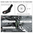 Load image into Gallery viewer, Aosom 2 in 1 Bike Trailer, Foldable Dog Bike Stroller with Aluminum Frame, Quick Release Wheels, Safety Leash, Anti-Slip Mat, Hitch Coupler, Reflectors, Flag for Medium Dogs, Green

