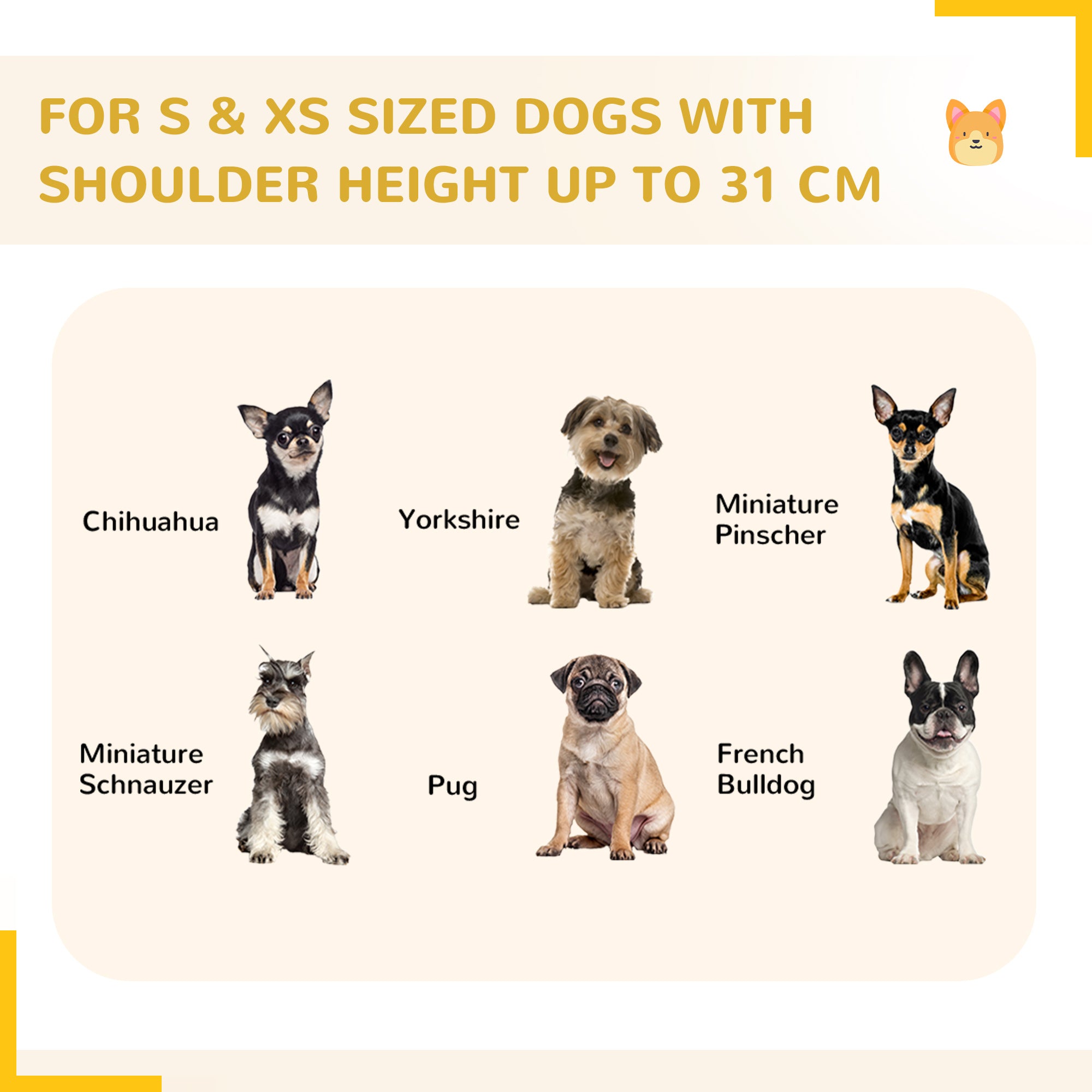 Dog Playpen, Wide 31.5"W Heavy-Duty Metal Puppy Play Pen, Pet Exercise Fences for Outside and Indoor, DIY Design with Door for Small Dogs, 8 Panels, 23.5"H