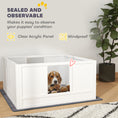 Load image into Gallery viewer, Whelping Box for Dogs, Dog Whelping Box, Dog Playpen Fence Exercise Play Pen with Water-Resistant Washable Whelping Pad, Adjustable Entrance, Non-Slip Pads, for Medium Dogs, Puppies, 100 x 96cm
