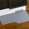 Load image into Gallery viewer, PawHut Hooded Cat Litter Box with Kitty Litter Mat, Kitty Litter Pan with Odor Control, Easy-Clean Pull-Out Drawer, Handle, Scoop, Gray
