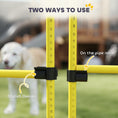 Load image into Gallery viewer, 4 Piece Agility Training Equipment for Dogs with Height Adjustable Jump Hurdle, Bag, Portable, Easy Assemble Dog Outdoor Obstacle Course for Training

