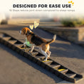 Load image into Gallery viewer, Dog Ramp for Car Truck SUV, Foldable Dog Stairs for Large Medium Small Dogs, Folding Pet Stairs with Non-slip Strips & Pads, Supports Up to 55 lbs (10 Steps), Black
