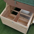 Load image into Gallery viewer, 77" Chicken Coop Hen House Rabbit Hutch Poultry Cage Pen Outdoor Backyard with Nesting Box Run Natural

