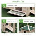 Load image into Gallery viewer, Chicken Coop with Chicken Run, Outdoor Hen House Poultry Cage with Nesting Box, Openable Top, 196 x 76 x 97cm, Natural
