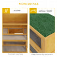 Load image into Gallery viewer, Rabbit Hutch, Wooden 2 Tier Bunny Guinea Pig Cage with Openable Top, Slide-out Tray, Ramp, Asphalt Roof, for 2 Rabbits Outdoor Backyard Use, Yellow
