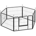 Load image into Gallery viewer, Dog Playpen, Wide 31.5"W Heavy-Duty Metal Puppy Play Pen, Pet Exercise Fences for Outside and Indoor, DIY Design with Door for Small Dogs, 6 Panels, 23.5"H
